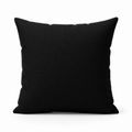 Black Minimalist  Throw Pillow