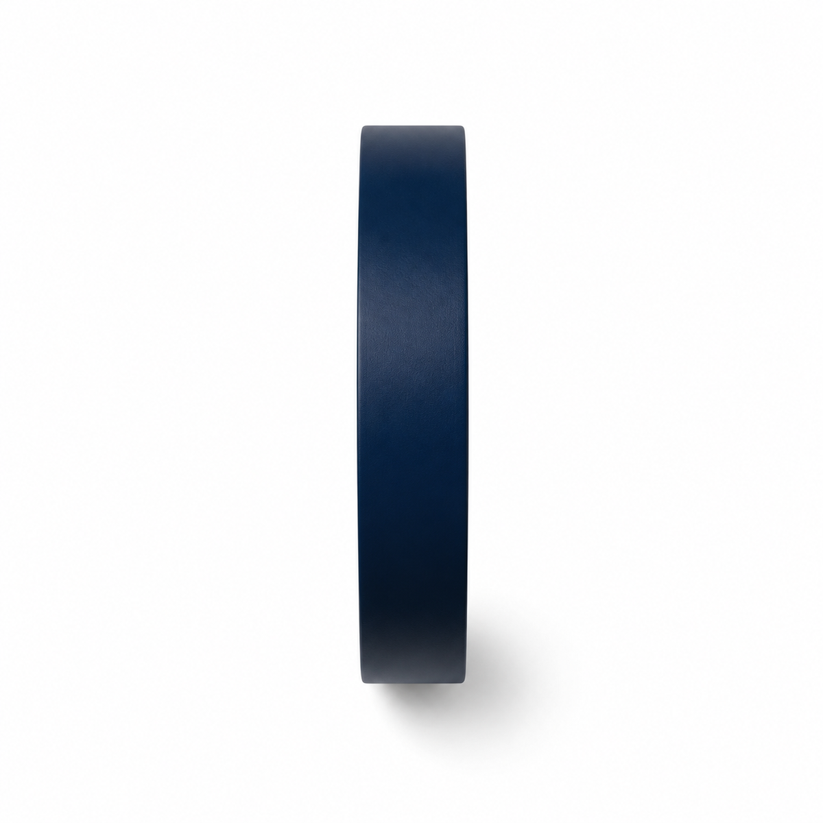 Navy Blue Minimalist Round Wall Clock