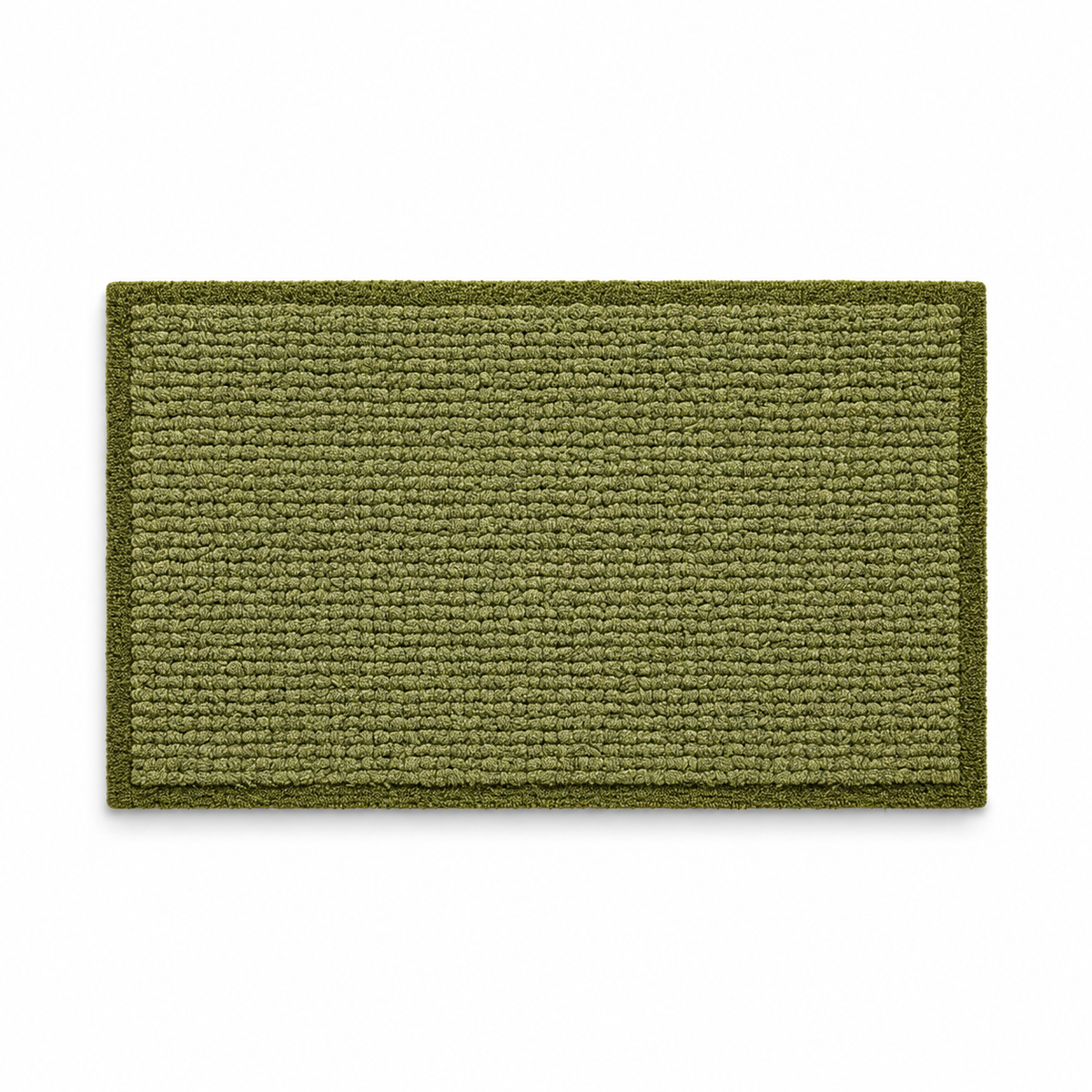 Olive Textured Woven Doormat