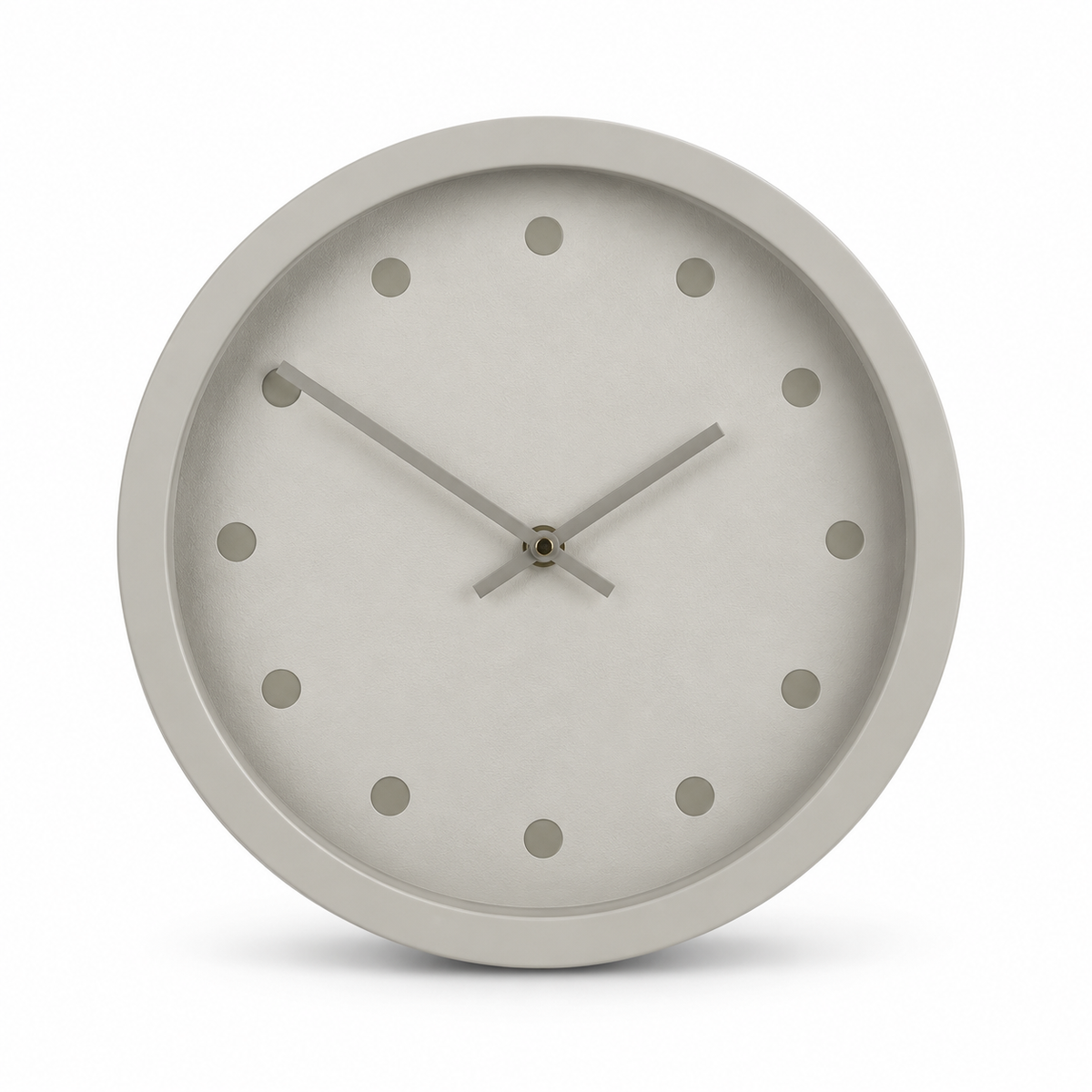 Gray Modern Minimalist Wall Clock